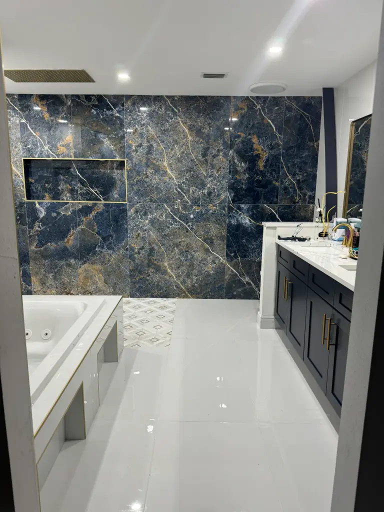 Bathroom Remodel with Custom Tile